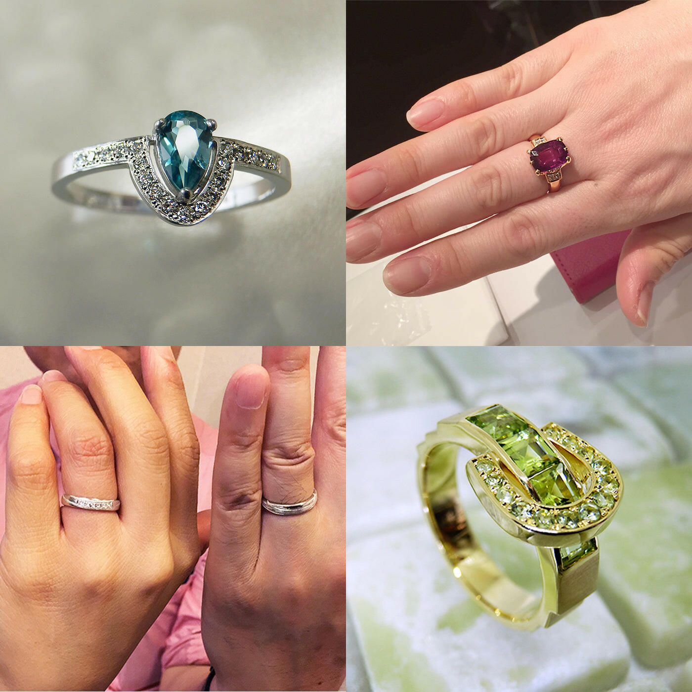 Maeda Tomoko's custom-made jewelry, which starts with consultations and is created together with customers.